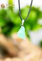 Chrysoprase Pendant with silver loop - no. 1