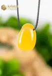 Calcite EX Pendant Yellow - drilled