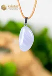Chalcedony EX pendant with silver loop - no. 3