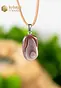 Botswana Agate EX pendant with silver loop - no. 4