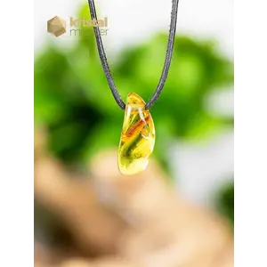 Amber Pendant drilled - no. 1