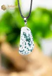 Tree Agate EX Pendant with silver loop - no. 2