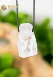 Rock Crystal Pendant drilled - raw