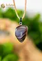 Agate EX Pendant with silver loop - no. 4