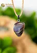 Agate EX Pendant with silver loop - no. 4