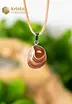 Agate EX Pendant with silver loop - no. 1