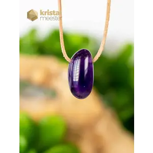 Amethyst pendant drilled - Zambia