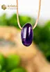 Amethyst pendant drilled - Zambia