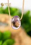 Ametrine pendant drilled