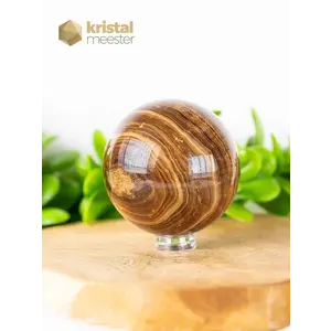 Brown Calcite Sphere - 7.3 cm