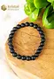 Obsidiaan Kogelarmband - 8 mm - Mat