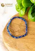 Lapis Lazuli facet geslepen armband  4 mm