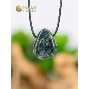 Seraphinite pendant drilled - no. 4