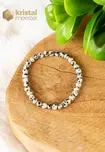 Dalmatian Jasper Ball Bracelet - 4 mm - Child