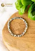 Dalmatian Jasper Ball Bracelet - 4 mm - Child