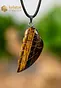 Tiger Eye Angel Wing Pendant