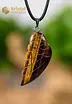 Tiger Eye Angel Wing Pendant