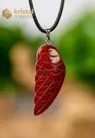 Red Jasper Angel Wing Pendant