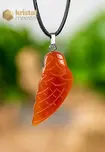 Carnelian Angel Wing Pendant