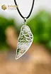 Rock Crystal Angel Wing Pendant