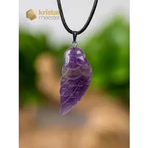 Amethyst Angel Wing Pendant