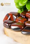 Hematite with Red Jasper Tumbled Stones - size M