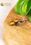 Tiger Eye Earrings - 6 mm