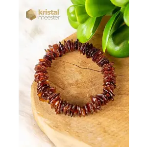 Amber Chip Bracelet Cognac