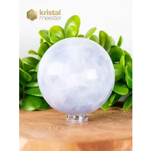 Blue Calcite Sphere 7,9 cm - no. 1