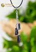 Black Tourmaline Pendant - silver