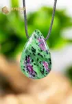 Ruby in Zoisite EX Pendant drilled - no. 1