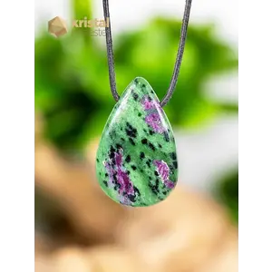 Ruby in Zoisite EX Pendant drilled - no. 1