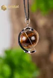 Tiger Eye Spiral Pendant