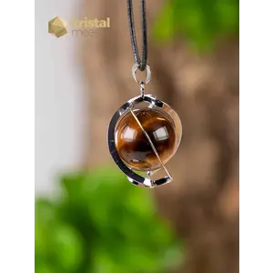 Tiger Eye Spiral Pendant