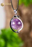 Amethyst Spiral Pendant