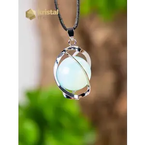 Opalite Spiral pendant (man-made)