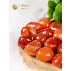 Carnelian Tumbled Stones - Size M