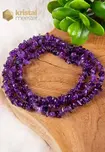 Amethyst Chip Necklace - 90 cm