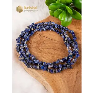 Sodalite Chip Necklace - 90 cm