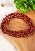 Red Jasper Chip Necklace - 90 cm