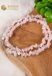 Rose Quartz Chip Necklace - 60 cm