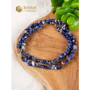 Sodalite Chip Necklace - 60 cm