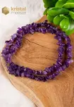 Amethyst Chip Necklace - 60 cm