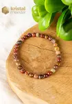 Jasper Brecciated Ball Bracelet - 6 mm