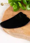 Gua Sha Obsidian Footshape