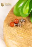 Red Jasper Earrings - 6 mm