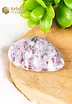 Pink Tourmaline Soapstone XL - no. 1