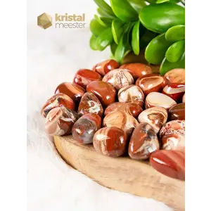 Red Jasper Tumbled Stones (South Africa)