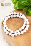 Howlite Ball Necklace - 45 cm