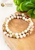 Aragonite Green Ball Bracelet Necklace - 45 cm